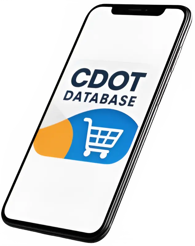 CDOT Phone App Mockup